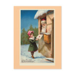 "Christmas Mail" Vintage Postcard