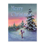 CHRISTMAS MAILBOX by SHARON SHARPE Post Cards