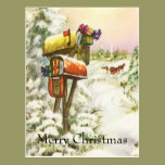 Christmas Mailboxes postcards