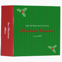 Christmas Memories Avery Binder