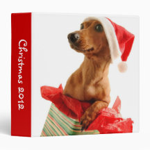 Christmas Memory Book 3 Ring Binder