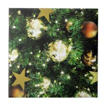Christmas Merry Holiday Tree Ornaments celebration Tiles