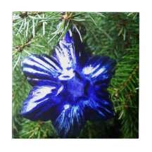 Christmas Merry Holiday Tree Ornaments celebration Ceramic Tile