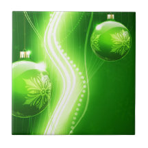 Christmas Merry Holiday Tree Ornaments celebration Tile