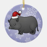 Christmas Miniature Pig Ornament