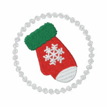 Christmas Mitten Embroidered Shirt
