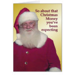 Christmas money NOT enclosed Greeting Cards