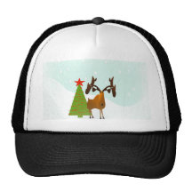 Christmas Moose Hat