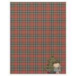 christmas morning girl tot by tree letterhead template