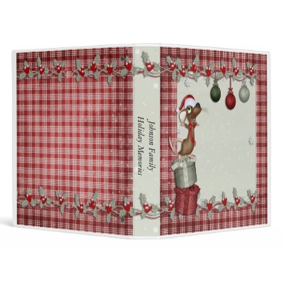 Christmas Mouse Binder by StarStock