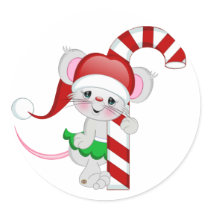 Christmas Mouse Candy Cane