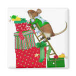 Christmas Mouse  Magnet