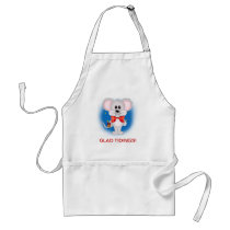 Christmas Mouse with Custom Text Apron