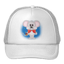 Christmas Mouse with Custom Text Hat