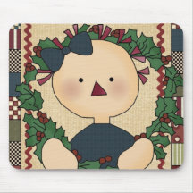Christmas Mousepad: Simple Joys Annie