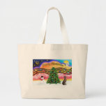 Christmas Mujsic 2 - Weimaraner Canvas Bag