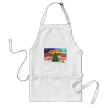 Christmas Music 2 - Fox Terriers (two Wire Haired) Aprons