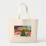 Christmas Music 2 - Weimaraners (two) Canvas Bag