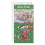Christmas Music Mouse Custom Photo Card