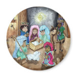Christmas Nativity Fridge Magnet