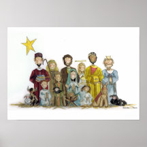 Christmas Nativity Posters