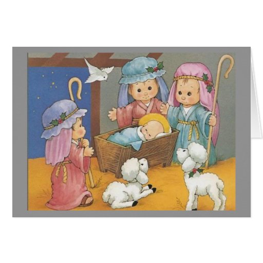 Nativity Scenes Christmas Card | Xmasblor