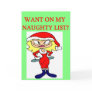 christmas naughty list girl xmas joke