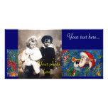 CHRISTMAS NIGHT / SANTA BUGLER PICTURE CARD