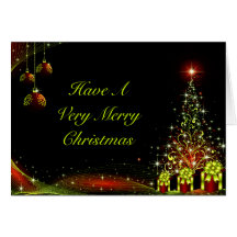 Christmas Night Wonderland Green Set Cards