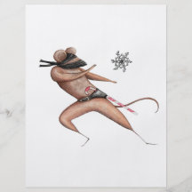 Christmas Ninja Mouse Flyers