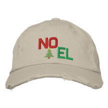 Christmas Noel Embroidered Hat