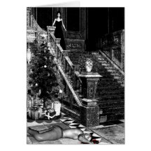 Christmas Noir Fantasy Holiday Card