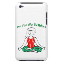 Christmas Om for the Holidays Barely There iPod Covers
