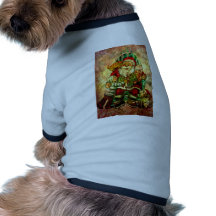 CHRISTMAS ~ ON SANTA'S LAP.jpg Doggie Shirt
