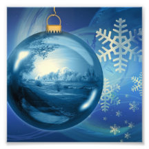 Christmas Ornament Ball Evening Advent Blue Photo