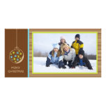 Christmas Ornament -Christmas photocard Personalized Photo Card