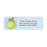 Christmas Ornament Custom Return Address Labels labels