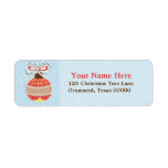 Christmas Ornament Custom Return Address Labels labels