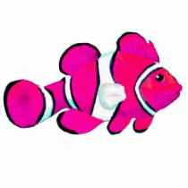 Christmas Ornament Fish Pink Photo Sculpture