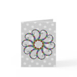 Christmas Ornament Fractal #1 Card
