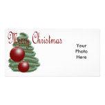 CHRISTMAS ORNAMENT PHOTO GREETING CARD
