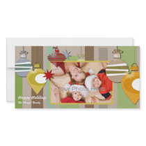 Christmas ornament photocard personalized photo card