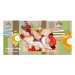 Christmas ornament photocard personalized photo card