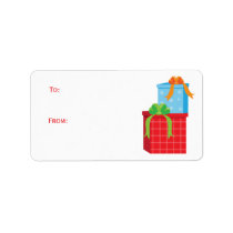 Christmas Ornaments and Tree Gift Tag Labels labels