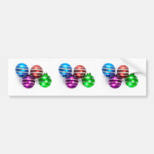 Christmas Ornaments Bumper Sticker