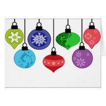 Christmas Ornaments Card