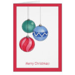 Christmas Ornaments Card