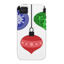Christmas Ornaments iPhone 4/4S Cover