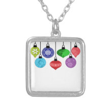 Christmas Ornaments Necklace
