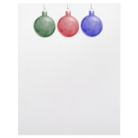Christmas Ornaments Paper letterhead
